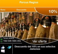 Descuentos en los selectos jamones de Porcus Regius