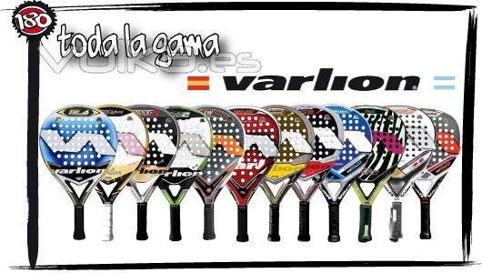 Gama de palas de padel Varlion.