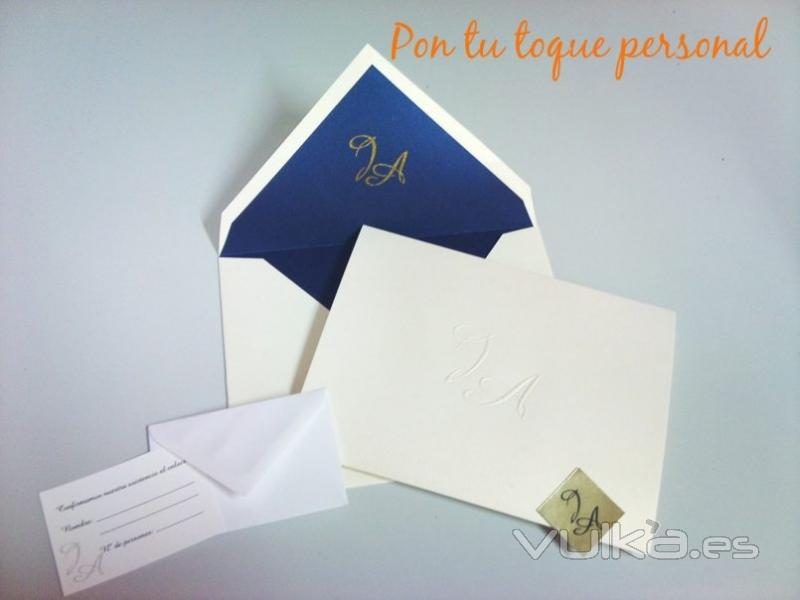 Invitaciones de boda personalizadas