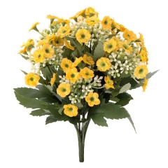 Planta kalanchoe artificial con flores amarillas en lallimona.com