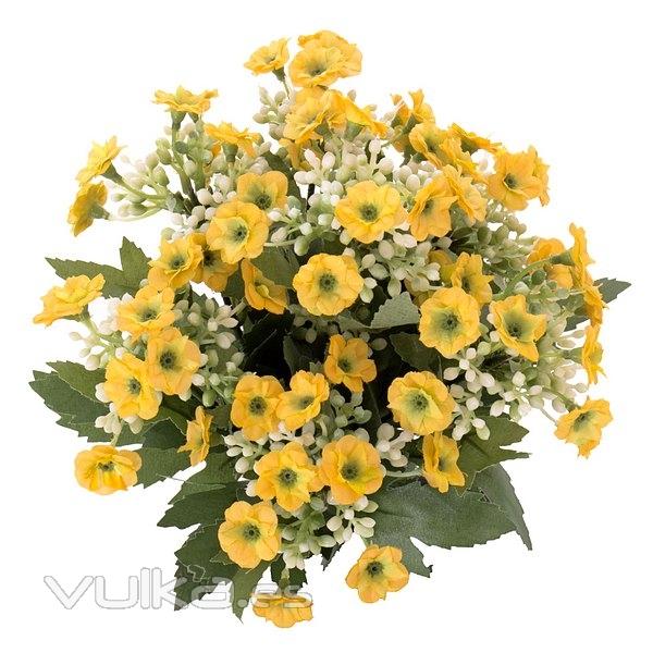 Planta kalanchoe artificial con flores amarillas en lallimona.com (1)
