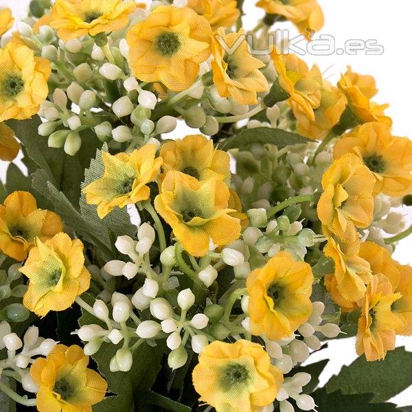 Planta kalanchoe artificial con flores amarillas en lallimona.com (2)