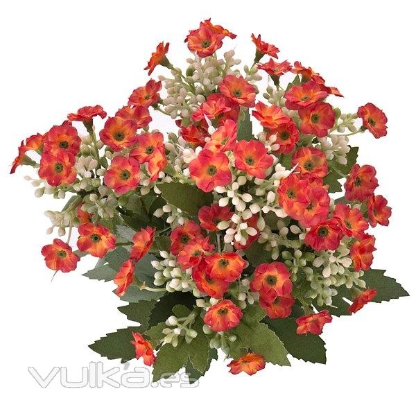 Planta kalanchoe artificial con flores naranjas en lallimona.com (1)