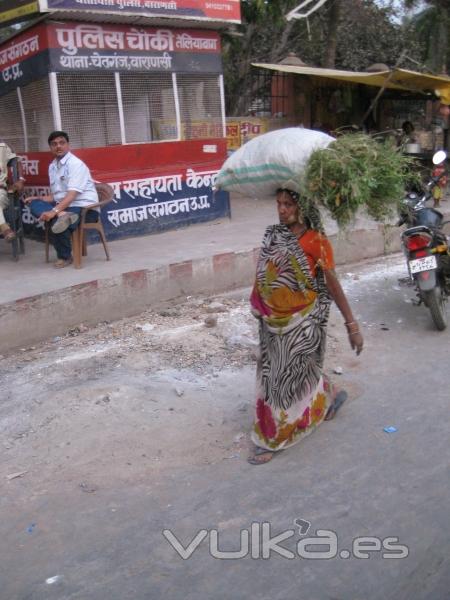 Mujer india, foto de Peio en el viaje a la India y Nepal