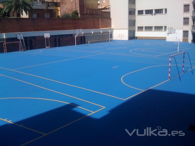 Pista Deportiva Colegio BARCELONA ( DESPUES )