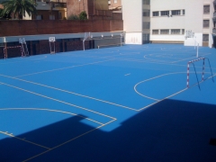 Pista Deportiva Colegio BARCELONA ( DESPUES )