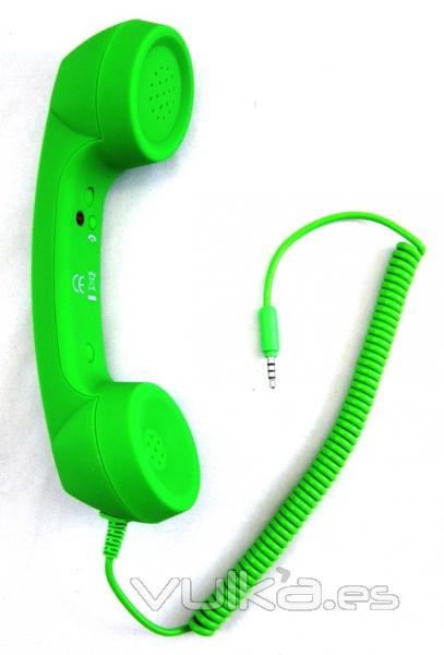 Telefono retro para hablar con cualquier terminal que use auricular de 3,5