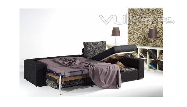 sof-cama sistema italiano con chaiselong