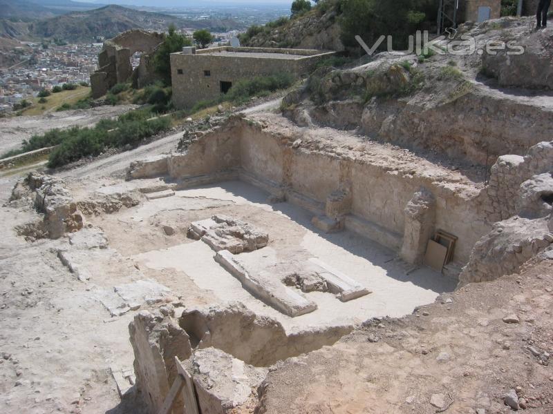 Sinagoga de Lorca. Excavación arqueológica, en el Castillo de Lorca.