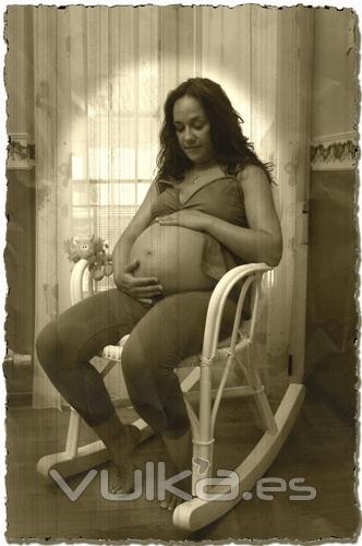 Fotografa de embarazo