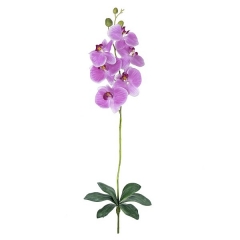 Flores artificiales. rama orquideas artificiales latex lavanda con hojas 85 en lallimona.com (1)