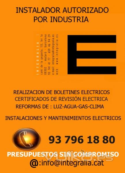 REVISIONES Y CERTIFICADOS DE INSTALACIONES .