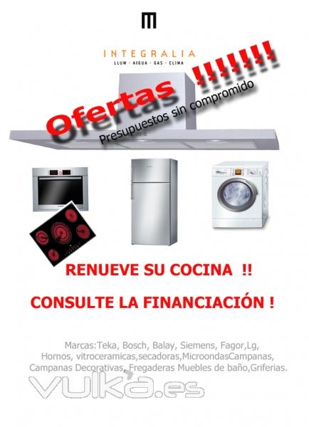 OFERTAS !!!   EQUIPAMOS TU COCINA !!! ELECTRODOMESTICOS !!