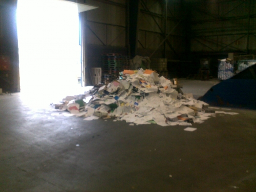 Asi es como actuan las empresas de reciclaje con la documentacion que dicen destruir...