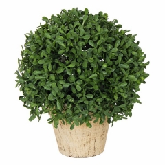 Plantas artificiales planta bola artificial hojas verdes con maceta 20 en lallimonacom