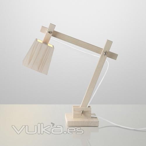 wood lamp