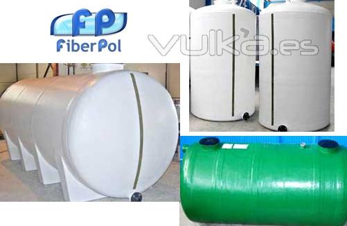 Productos de Fibra y Polister, Depositos cilndricos, Cubiertas, Laminados y Recubrimientos, Piezas