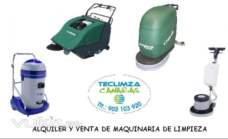 En Teclimza podrás comprar o alquilar tu máquina de limpieza en Las Palmas
