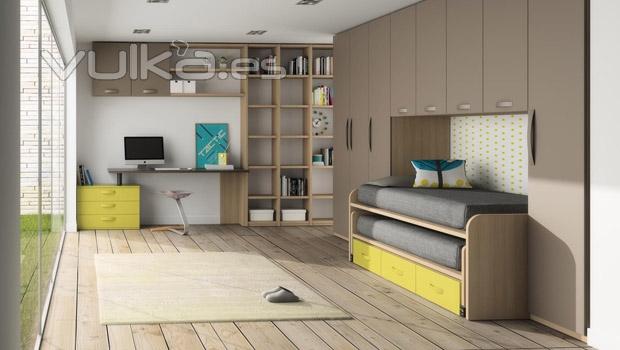 Mueble juvenil completo del catalogo de muebles SlanGO