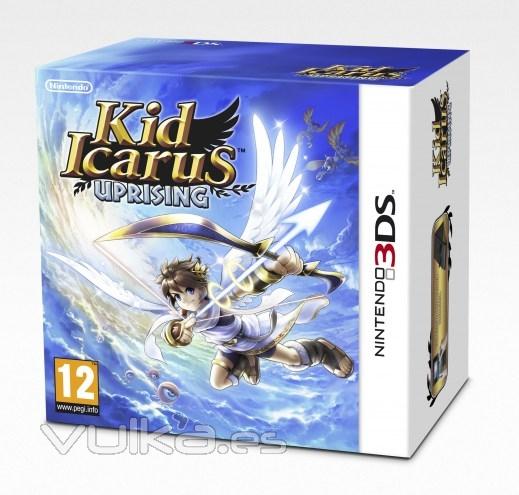 Kid Icarus Uprising + Soporte - N3DS |Tienda online Shopgames.es