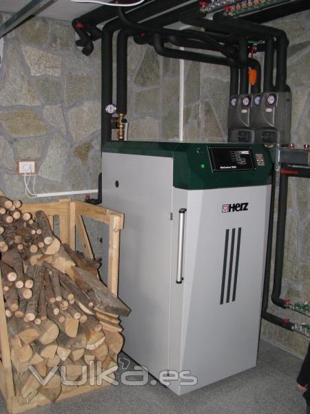 Instalación Caldera Leña Herz Firestar 20kw