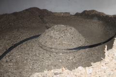 Instalacion de silo mediante agitador de fondo con astilla