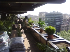 Montaje terraza diagonal