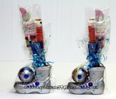 Bota futbol con chuches