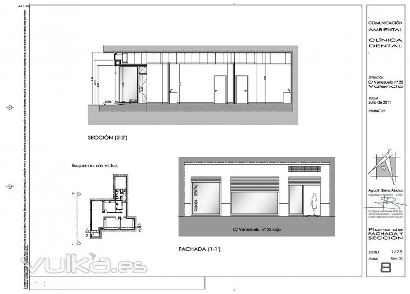 Comunicacin Ambiental de actividad destinada a Clnica Dental en Valencia.