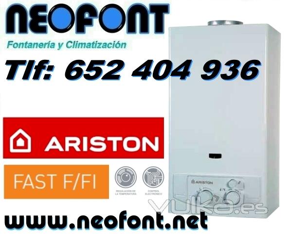 CALENTADOR AUTOMATICO ARISTON FAST FI  145EUR