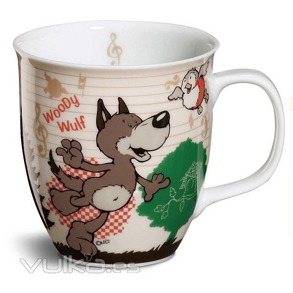 Nici lobo Woody Wulf taza en lallimona.com