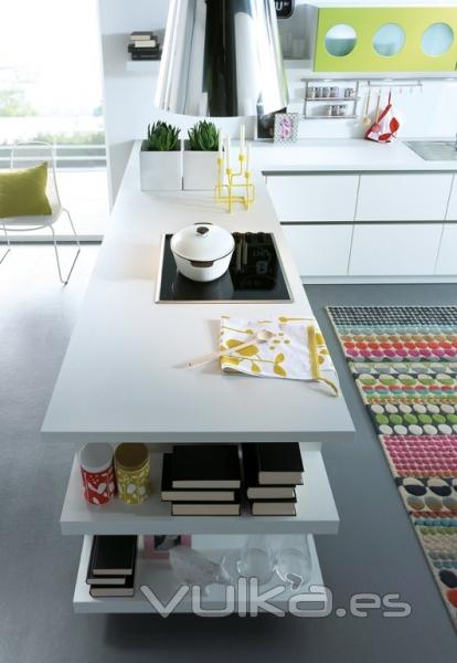 Detalle mobiliario de cocina Elementa modelo Biella