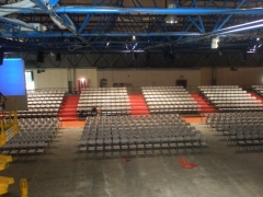 Gradas y sillas para eventos