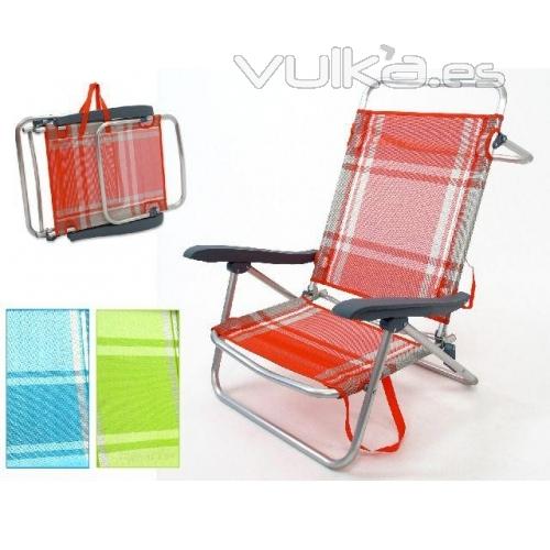 Silla plegable para playa