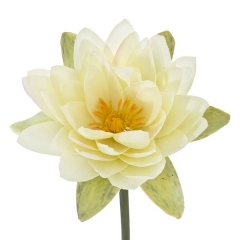 Flores artificiales. flor lotus artificial grande en la llimona home