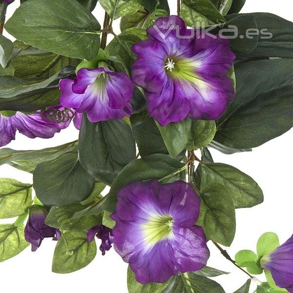 Plantas colgantes artificiales. Planta artificial colgante petunias violetas 75 en La Llimona (1)