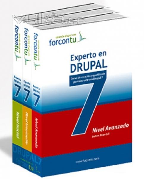 Libros de Experto en Drupal 7. Niveles inicial, intermedio y avanzado