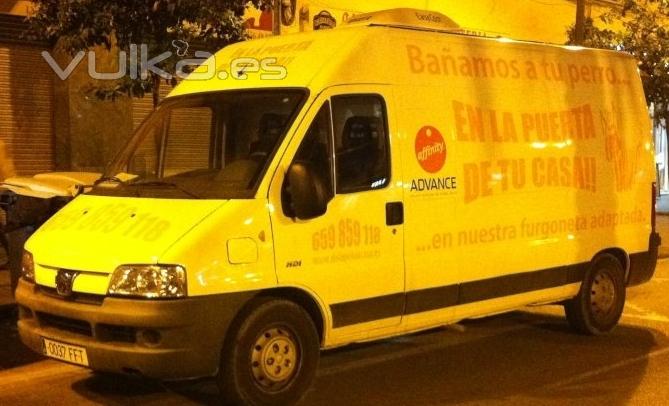 Unidad movil de frente