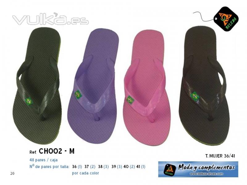 Chanclas mujer - Beleza Shoes