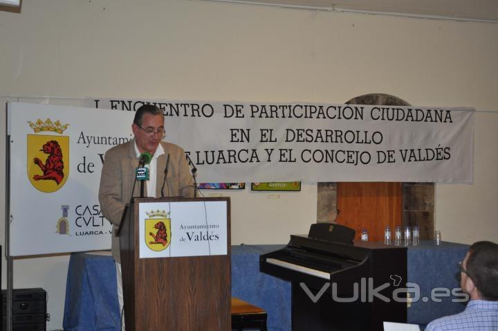 Francisco Javier González-Fanjul Fernández en la presentación de Jornadas
