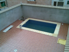 piscina en patio