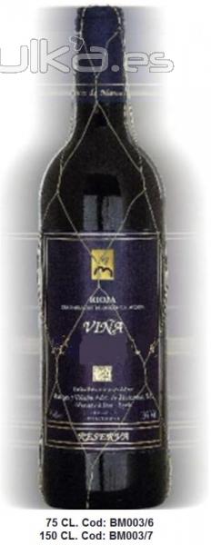 RESERVA  D.O. Ca. RIOJA  GRAPE VARIETIES: 95% Tempranillo, 5% Mazuelo. The result of an exquisite se