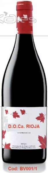 TEMPRANILLO WINE D.O. RIOJA.  VINEYARDS:  Own family vineyards in Oyn, Logroo and Ausejo. VARIETY: