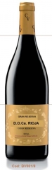 Gran reserva doca rioja  alcohol: 135% vol total acidity: 58 g/l harvest date: 1st  week of oc
