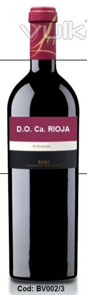 MATURANA WINE D.O. Ca. RIOJA  Vineyards: Own family vineyards in La Esperilla plot. This is a loamy 