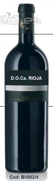 GRACIANO WINE D.O. Ca. RIOJA Alcohol: 14% vol Total acidity: 6.73 grs./l.  Harvest date: 3rd week of