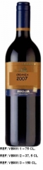 Crianza - rioja d.o.c. aged red wine origin and varieties: tempranillo, garnacha and graciano from v