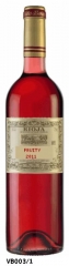 Rioja  d.o. ros wine production notes: grapes from vineyards within the rioja d.o. the bunches were
