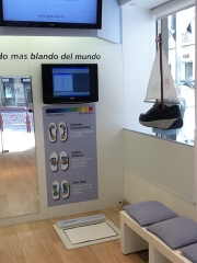 Scaner de pisada usted comprobara las diferencias entre el zapato convencional y joya