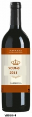 Navarra do red wine origin: grapes from vineyards in the navarra do varieties: garnacha 100% pr